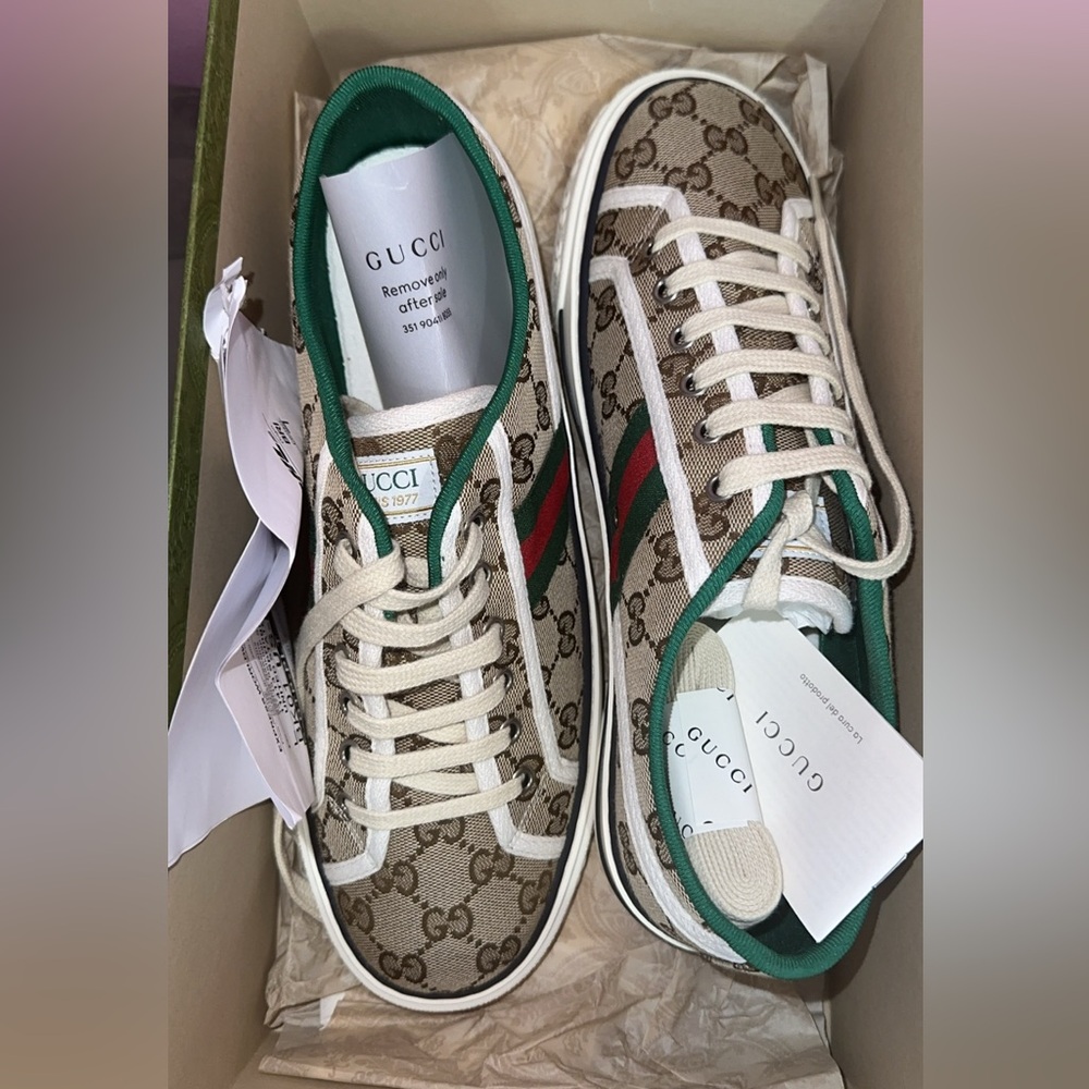 Gucci GG Tennis 1977 Low-Up Sneakers